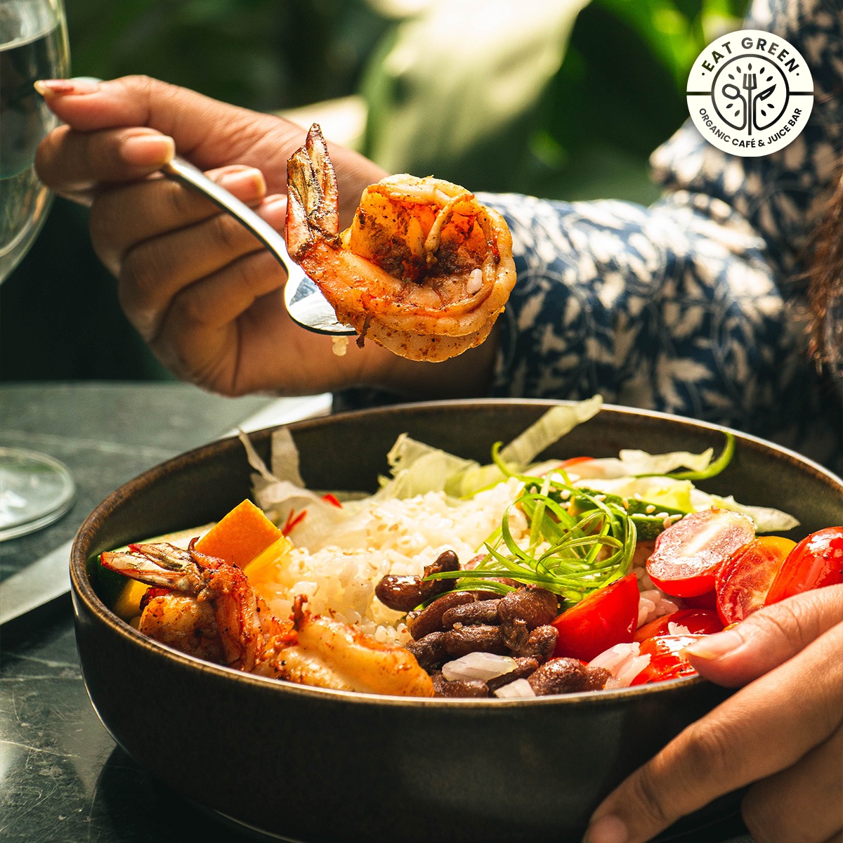 Chipotle Lime Shrimp Bowl.