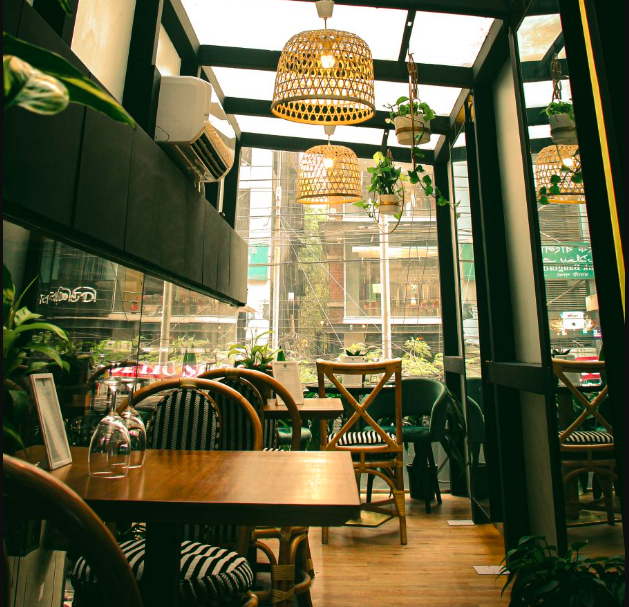 Eat Green Cafe Interior